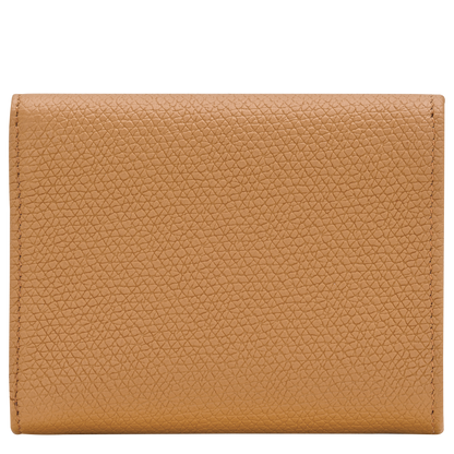 Longchamp Le Roseau Compact wallet Walnut