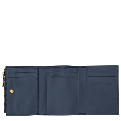 Longchamp Épure Compact wallet Navy