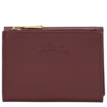 Longchamp Épure Compact wallet Burgundy