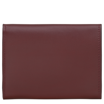 Longchamp Épure Compact wallet Burgundy