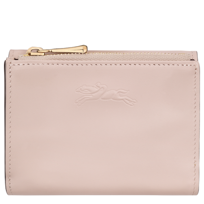 Longchamp Épure Compact wallet Petal Pink