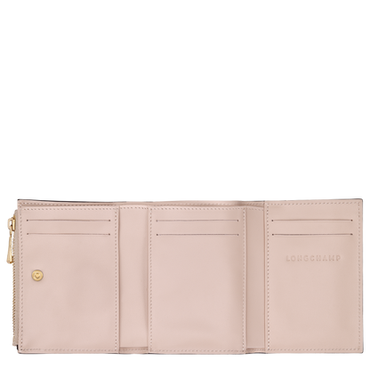 Longchamp Épure Compact wallet Petal Pink