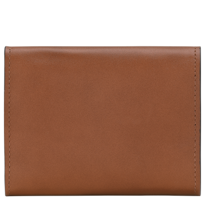 Longchamp Épure Compact wallet Cognac