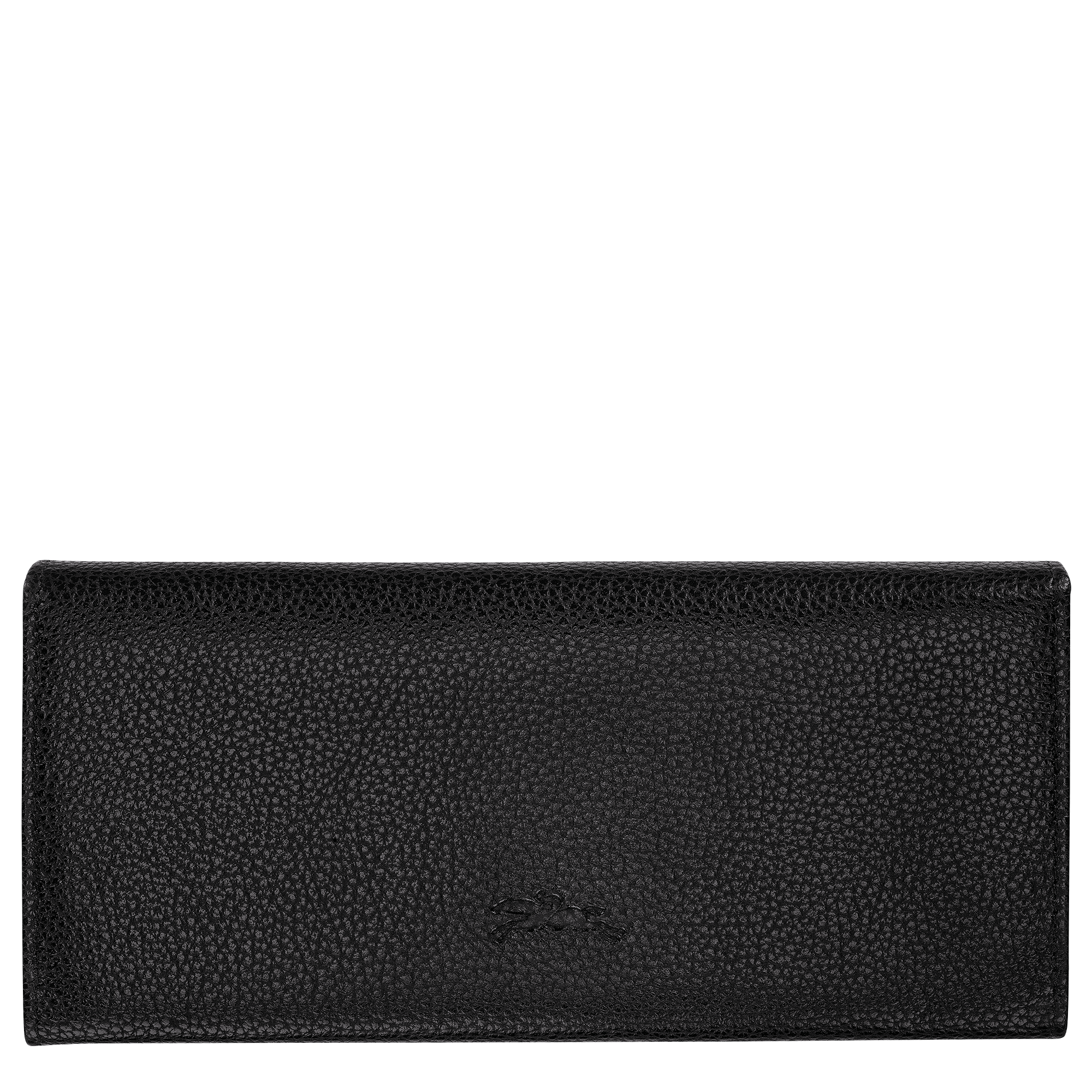 Longchamp Le Foulonné Long continental wallet Black