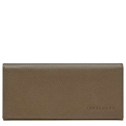 Longchamp Le Foulonné Long continental wallet Caper