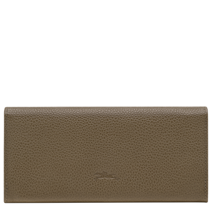 Longchamp Le Foulonné Long continental wallet Caper