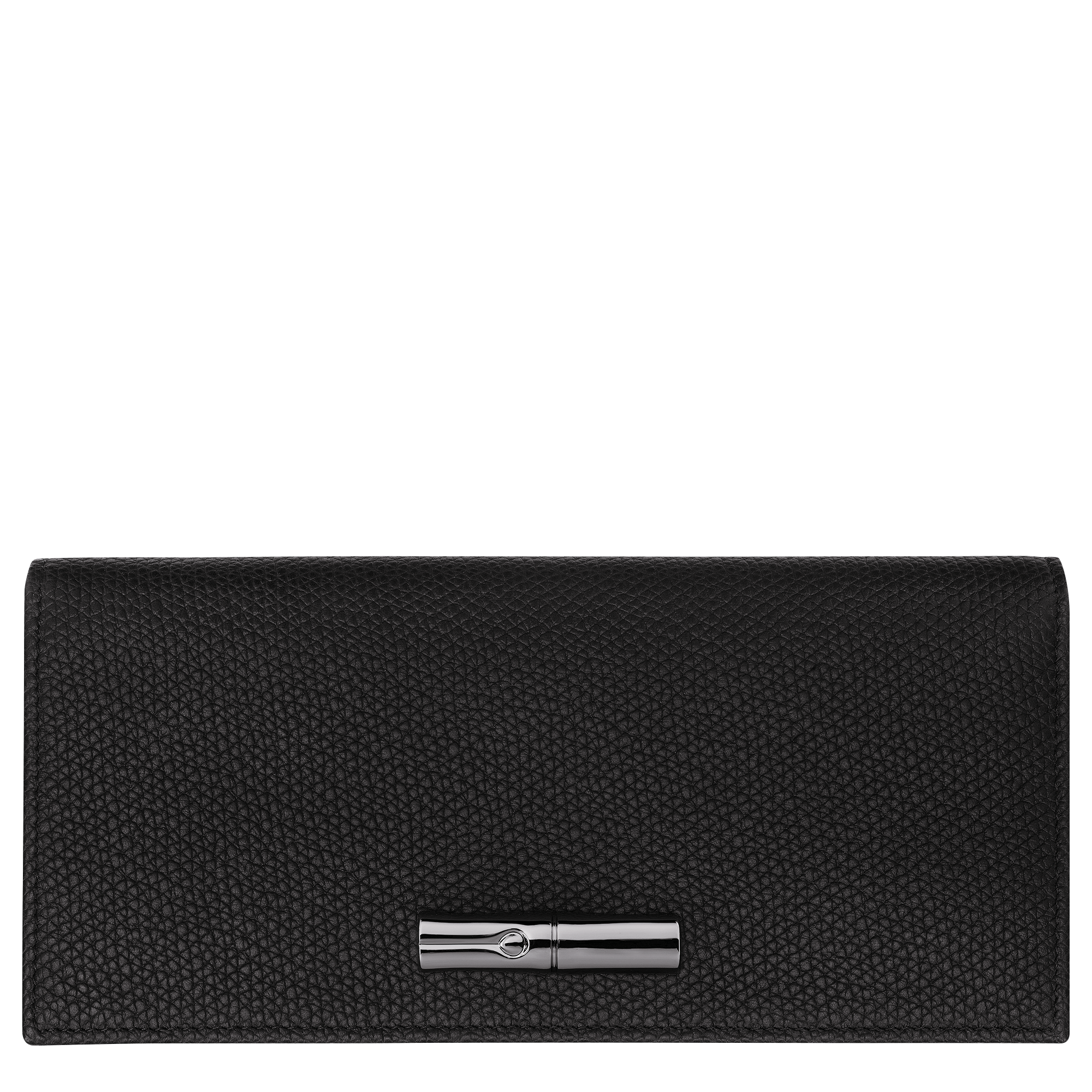 Longchamp Le Roseau Long continental wallet Black