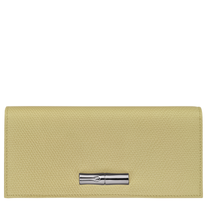 Longchamp Le Roseau Long continental wallet Pistachio