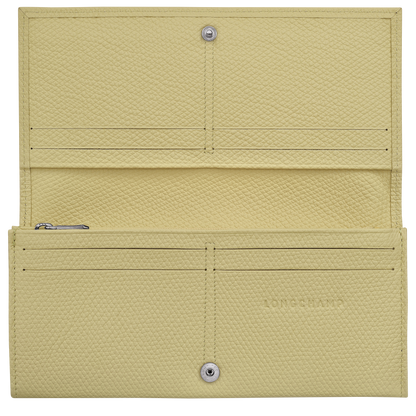 Longchamp Le Roseau Long continental wallet Pistachio