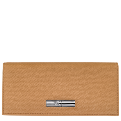 Longchamp Le Roseau Long continental wallet Walnut