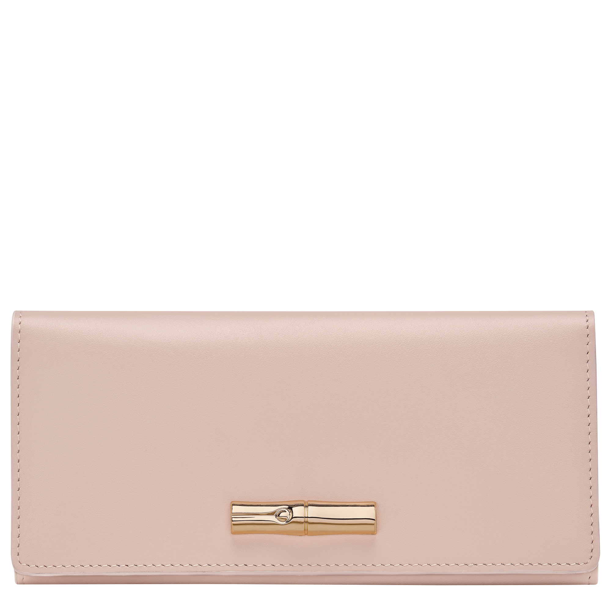 Longchamp Le Roseau Long continental wallet Petal Pink