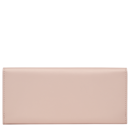 Longchamp Le Roseau Long continental wallet Petal Pink