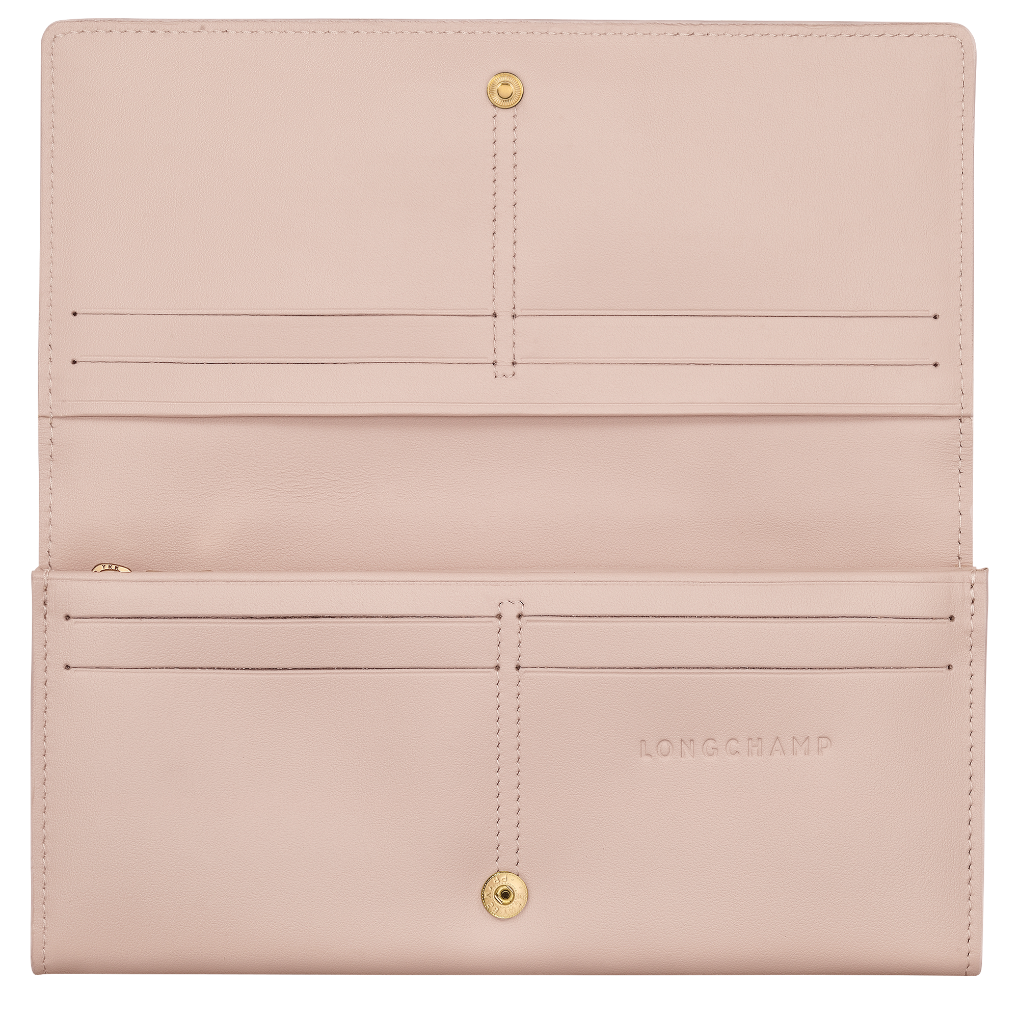 Longchamp Le Roseau Long continental wallet Petal Pink