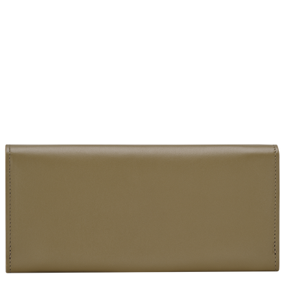 Longchamp Le Roseau Long continental wallet Olive