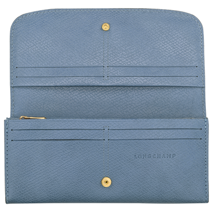 Longchamp Épure Long continental wallet Slate