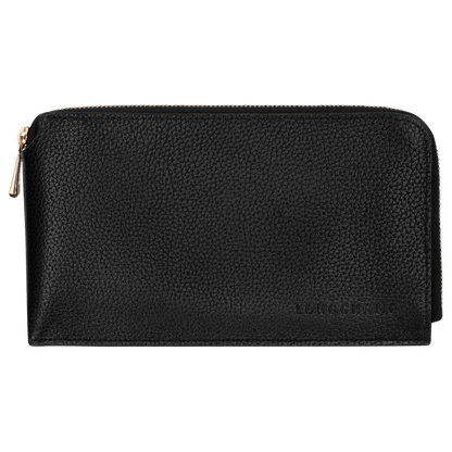 Longchamp Le Foulonné Pouch Black