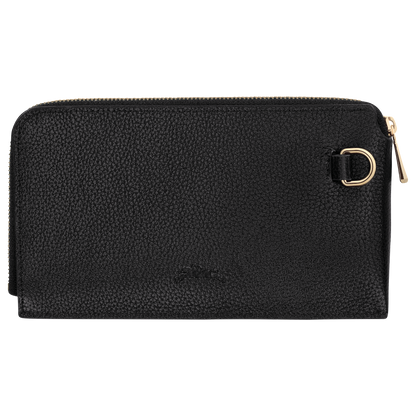 Longchamp Le Foulonné Pouch Black