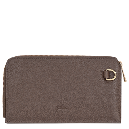 Longchamp Le Foulonné Pouch Taupe