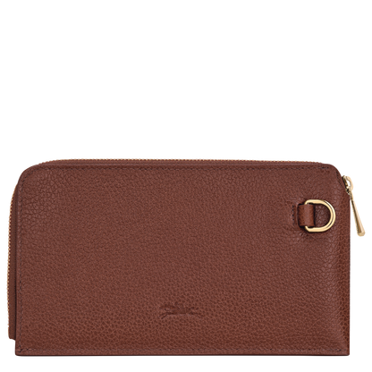 Longchamp Le Foulonné Pouch Coffee