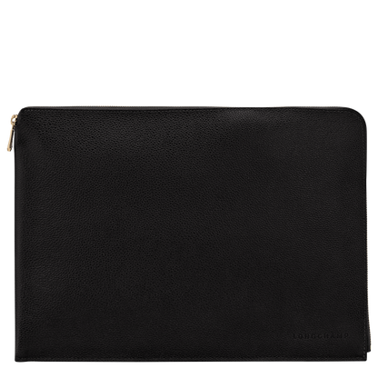 Longchamp Le Foulonné Laptop case Black
