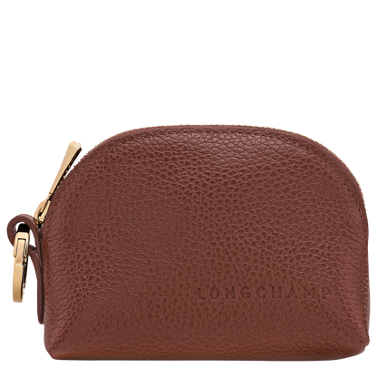 Longchamp Le Foulonné Coin purse Coffee
