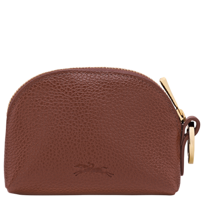 Longchamp Le Foulonné Coin purse Coffee