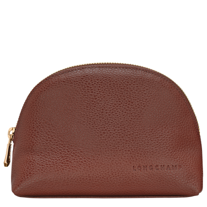 Longchamp Le Foulonné Pouch Coffee