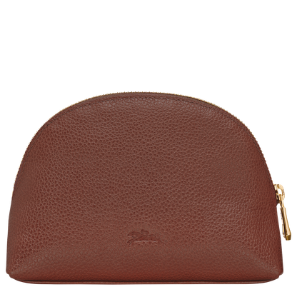 Longchamp Le Foulonné Pouch Coffee