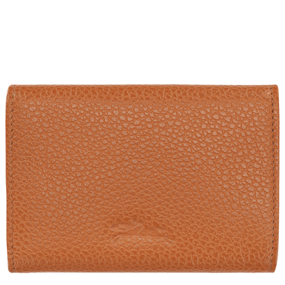 Longchamp Le Foulonné Compact wallet Amber