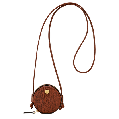 Longchamp Épure Coin purse with cord Brown