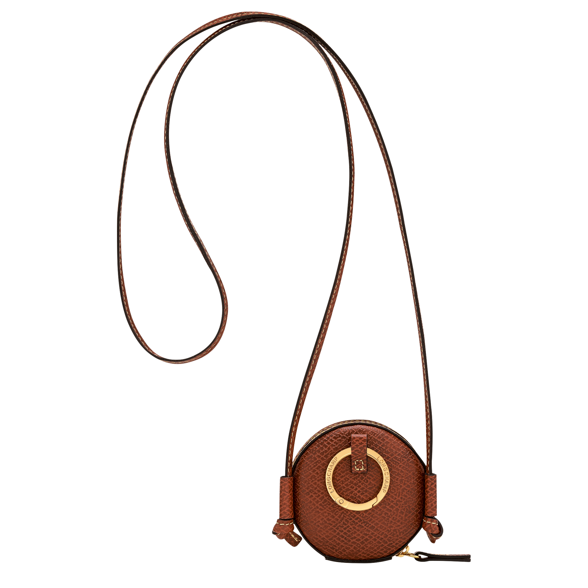 Longchamp Épure Coin purse with cord Brown