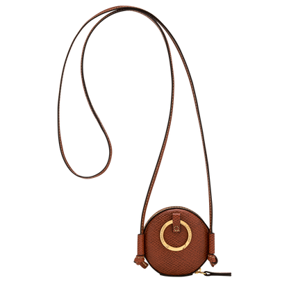 Longchamp Épure Coin purse with cord Brown