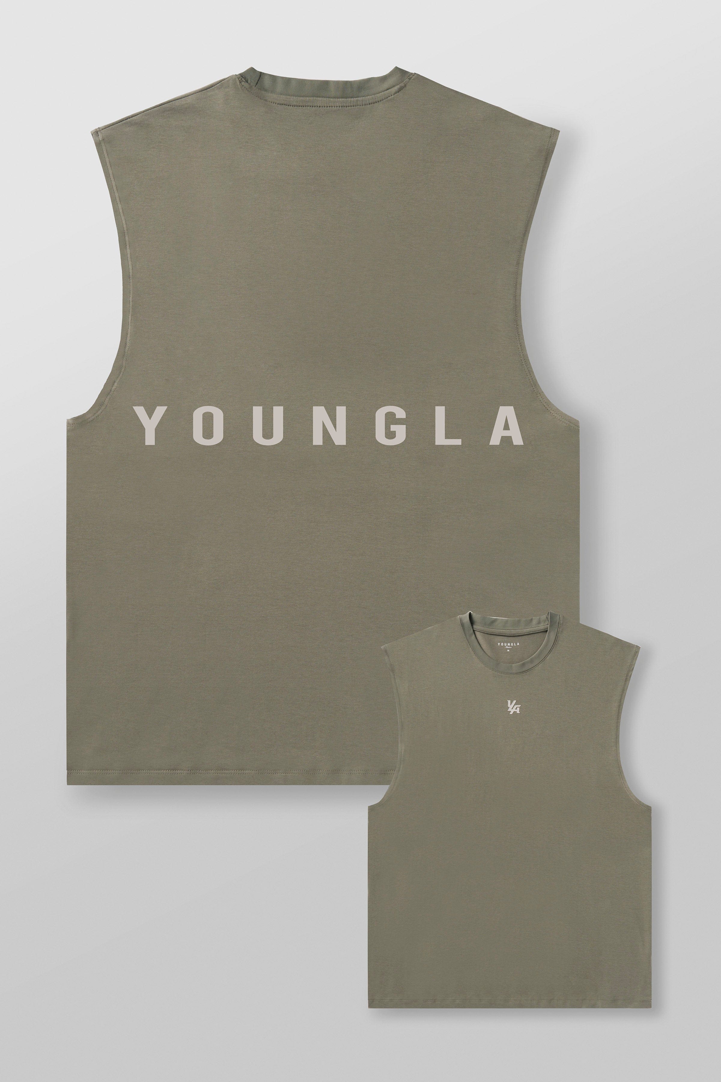 YoungLA 3006 - RunTech Tanks Grey Olive