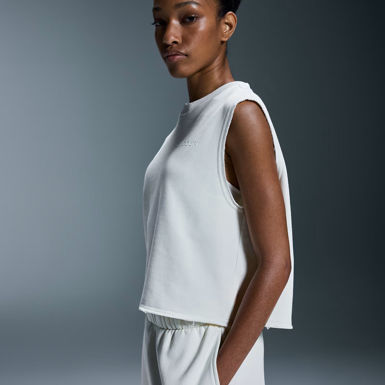 On Open Club Crew Crop White (Women'S)