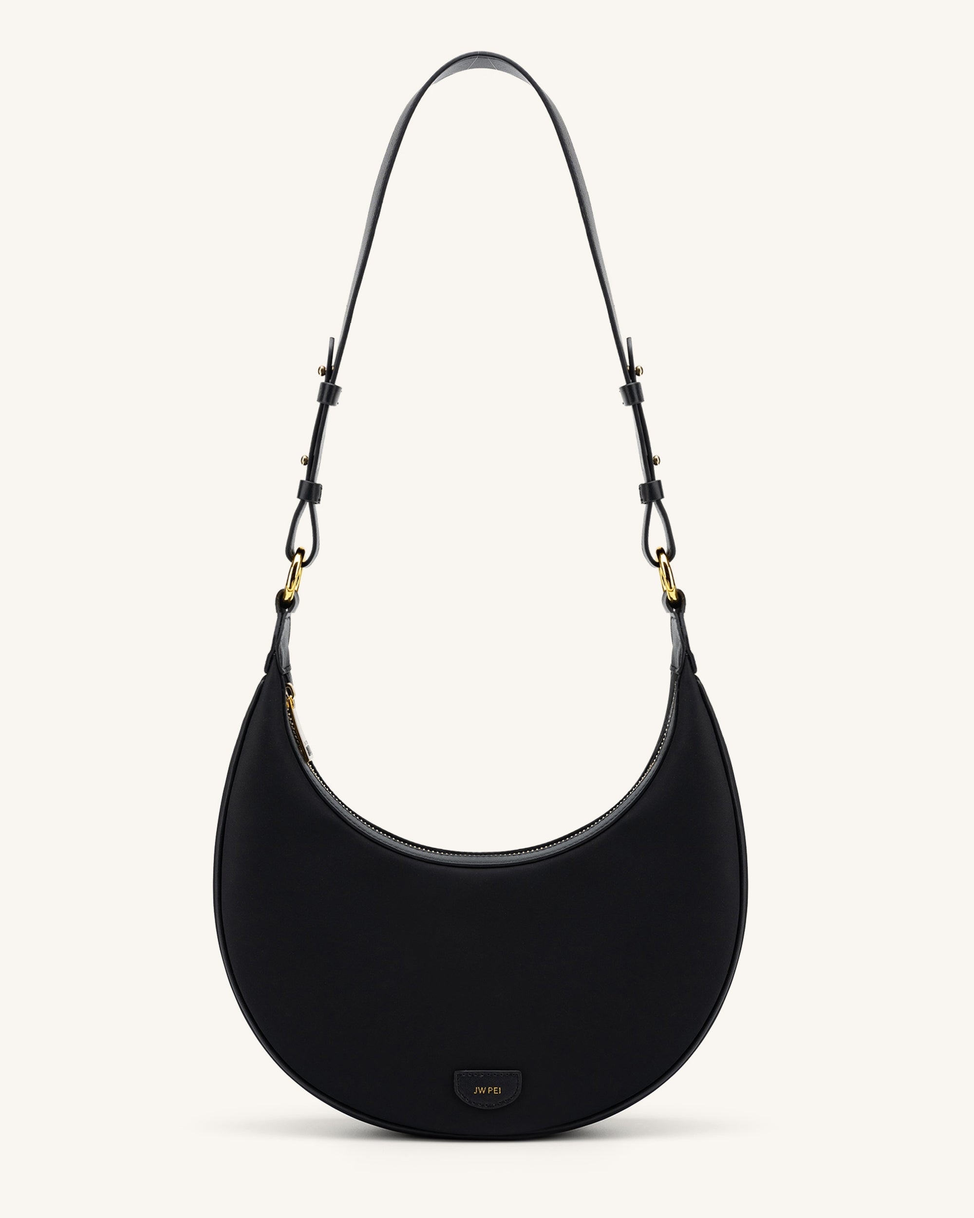 Jw Pei Carly Nylon Saddle Bag Black