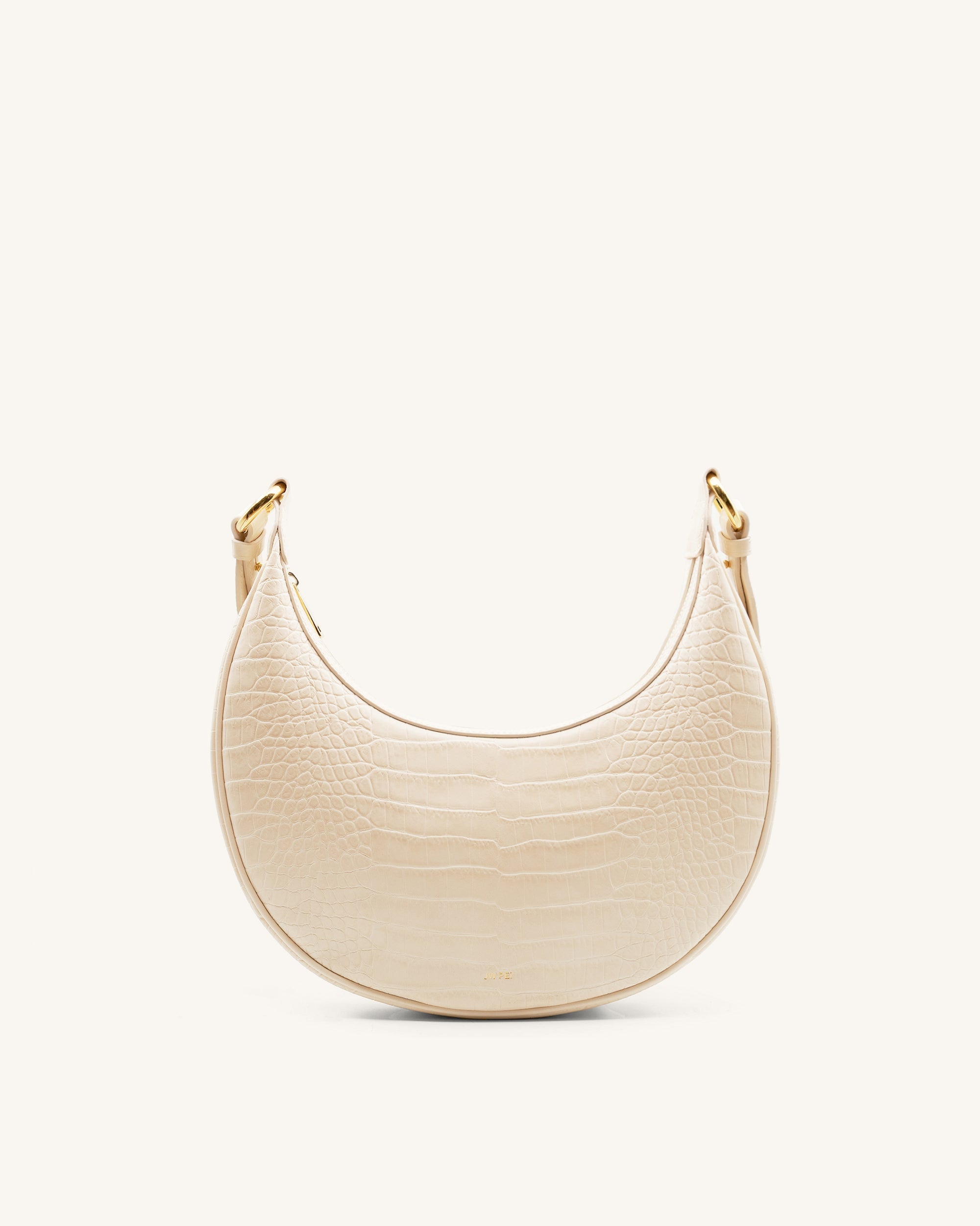 Jw Pei Carly Saddle Bag Ivory Croc