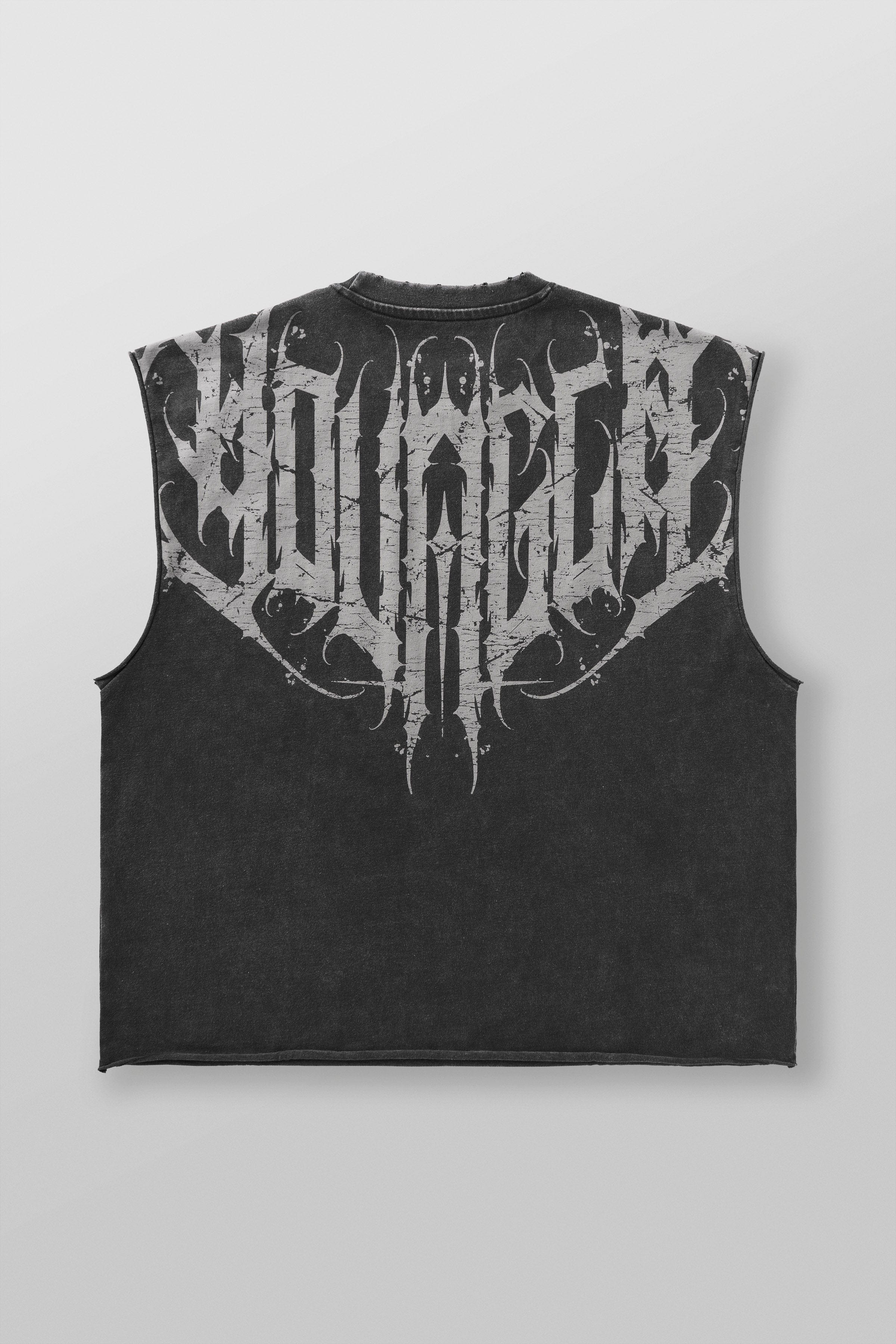 YoungLA 3022 - Anarchy Cropped Tanks Black Wash