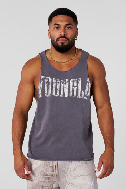 YoungLA 3023 - Bro Delt Tanks Grey Wash