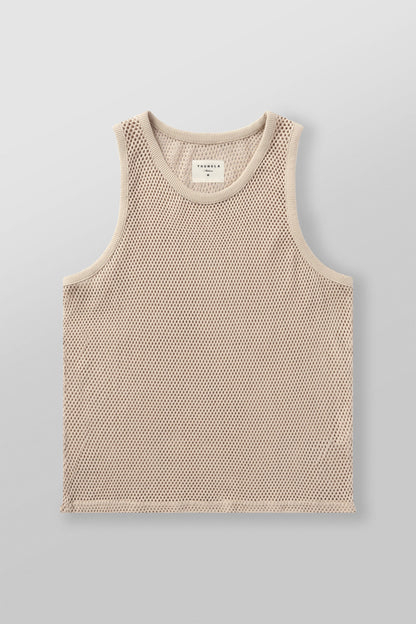 YoungLA 3024 - Cotton Mesh Tanks Tan