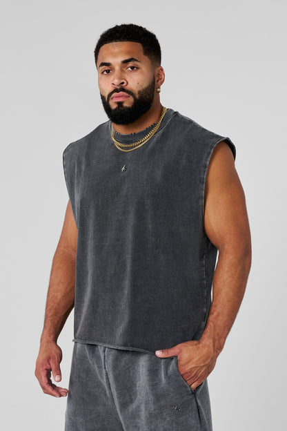 YoungLA 3035 - Elevated Essentials - Cut Offs Grey Wash