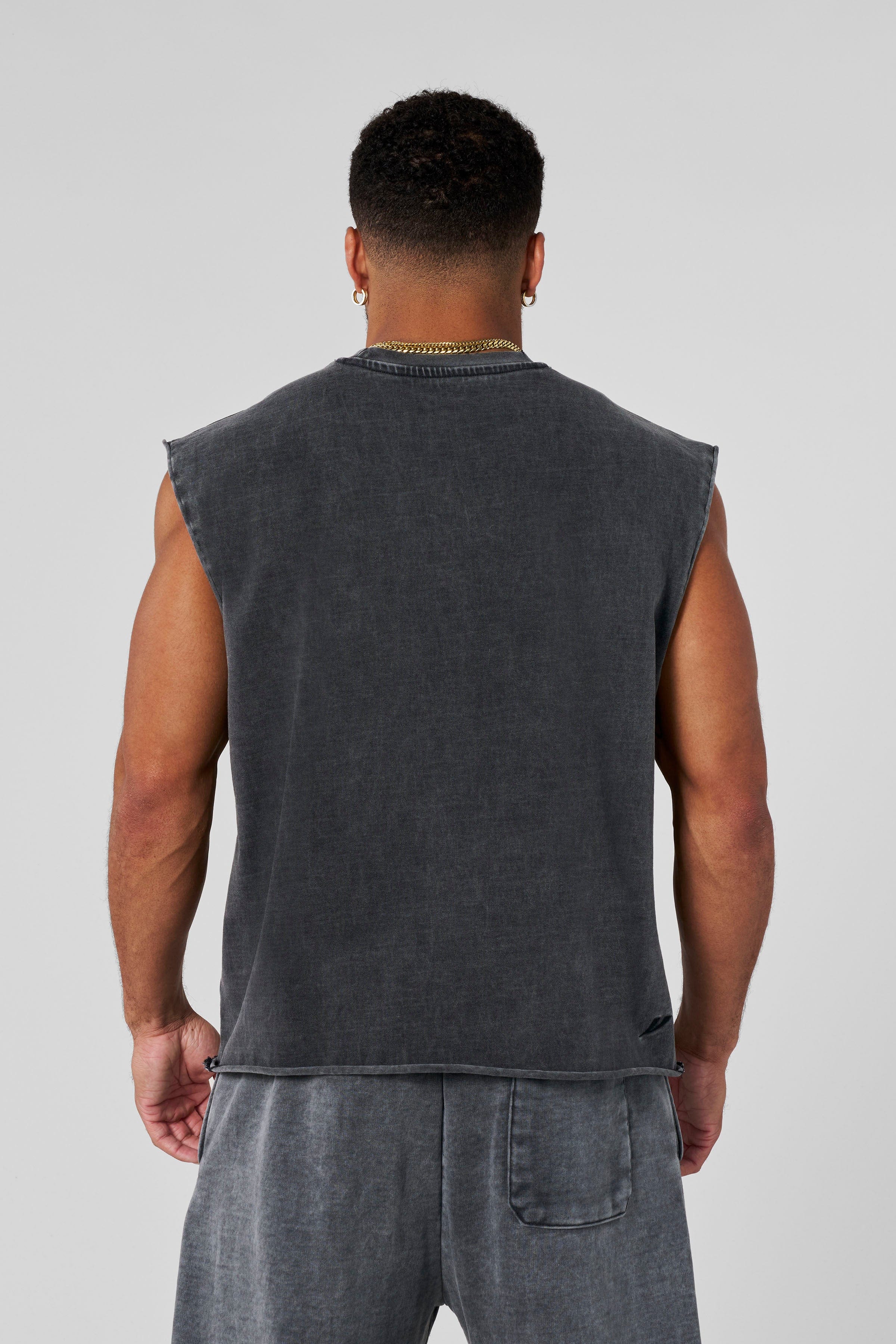 YoungLA 3035 - Elevated Essentials - Cut Offs Grey Wash