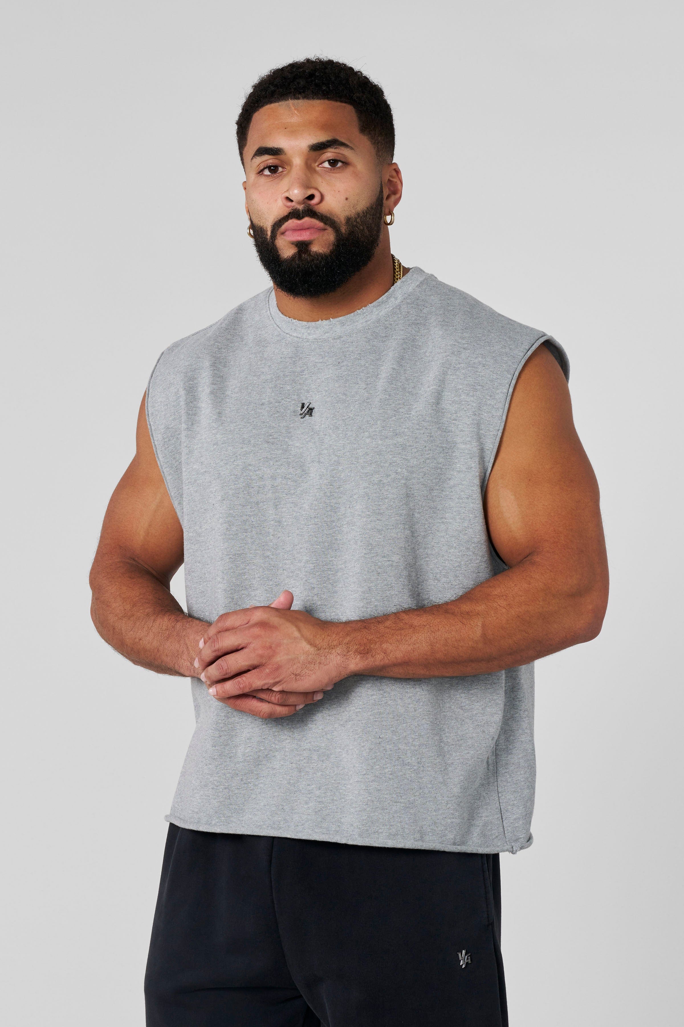 YoungLA 3035 - Elevated Essentials - Cut Offs Heather Grey