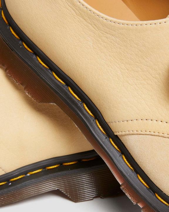 Dr Martens Made In England Suede Oxford Shoes - Mustard