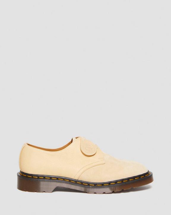 Dr Martens Made In England Suede Oxford Shoes - Mustard