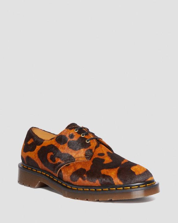 Dr Martens Made In England Hair On Oxford Shoes - Ocelot