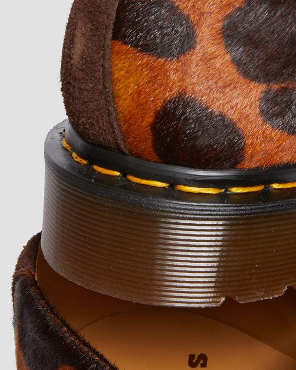 Dr Martens Made In England Hair On Oxford Shoes - Ocelot