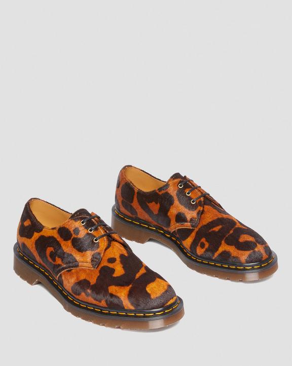 Dr Martens Made In England Hair On Oxford Shoes - Ocelot