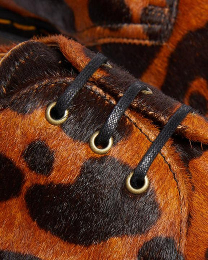 Dr Martens Made In England Hair On Oxford Shoes - Ocelot