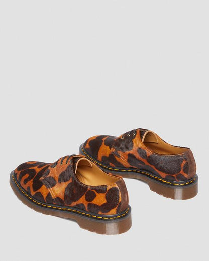 Dr Martens Made In England Hair On Oxford Shoes - Ocelot