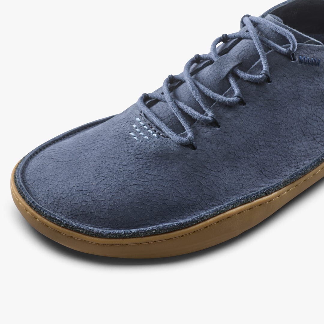 Vivobarefoot Sensus Moc Lace Up Cracked Leather Mens Seaborne